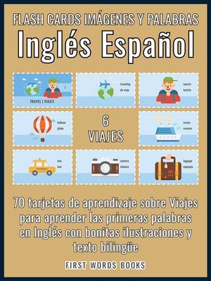 cover image of 6--Viajes--Flash Cards Imágenes y Palabras Inglés Español